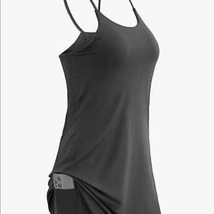 Athletic dress with built in biker shorts!